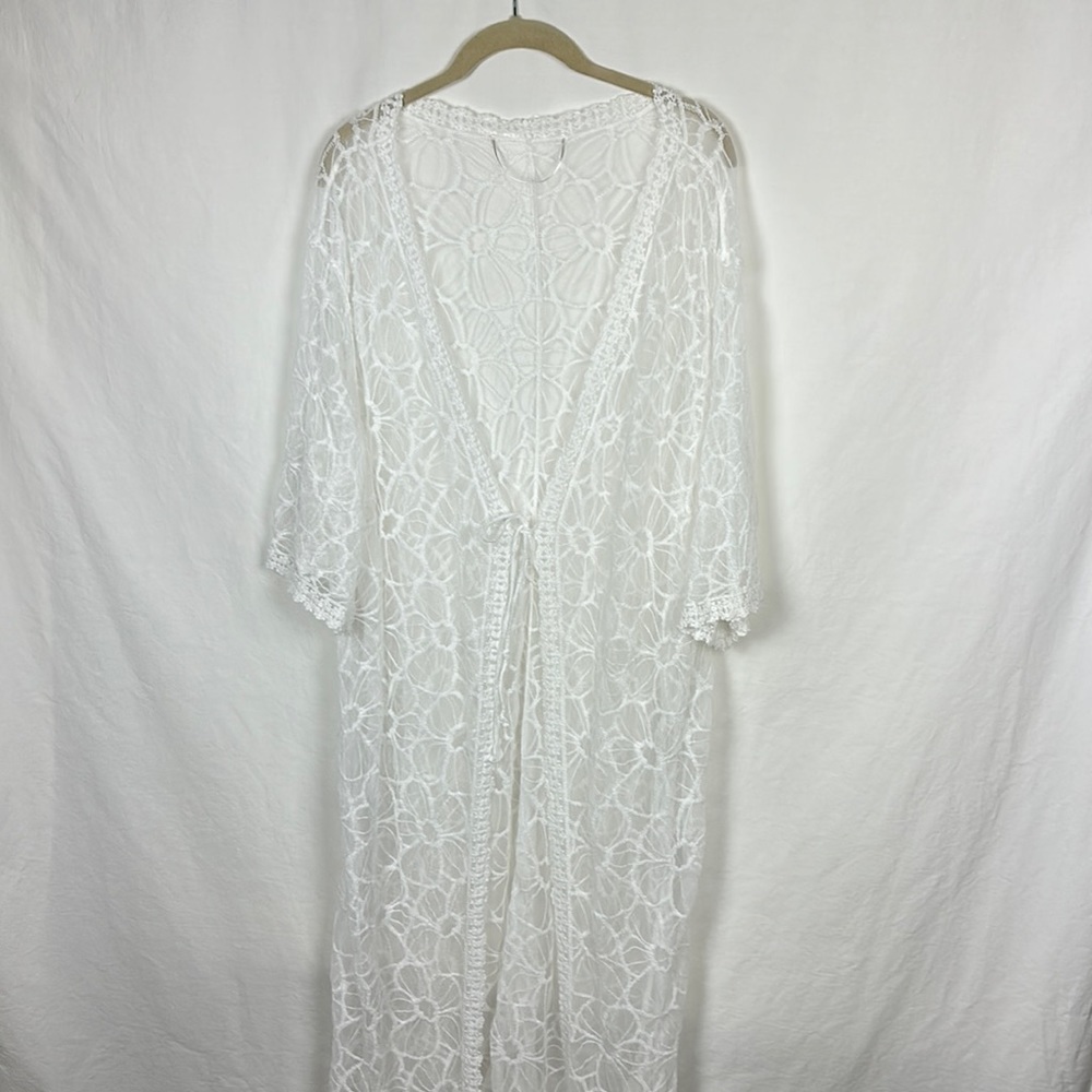Vince Camuto open knit long cardigan